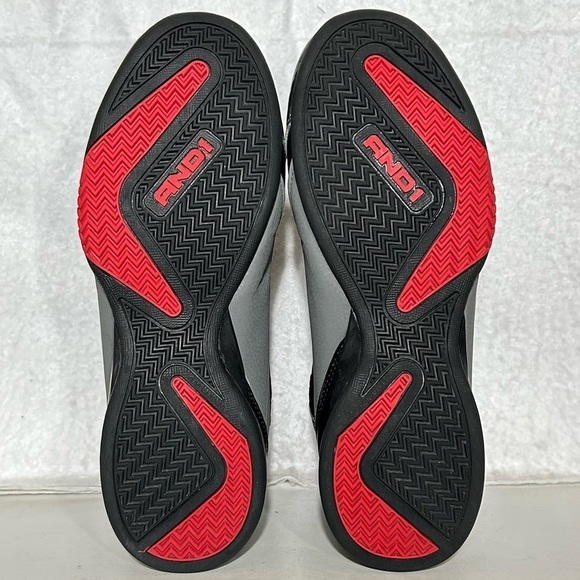 AND 1 Men's Grey/Black High Top Basketball Athletic Sneakers Shoes SZ US 11 - Picture 8 of 11